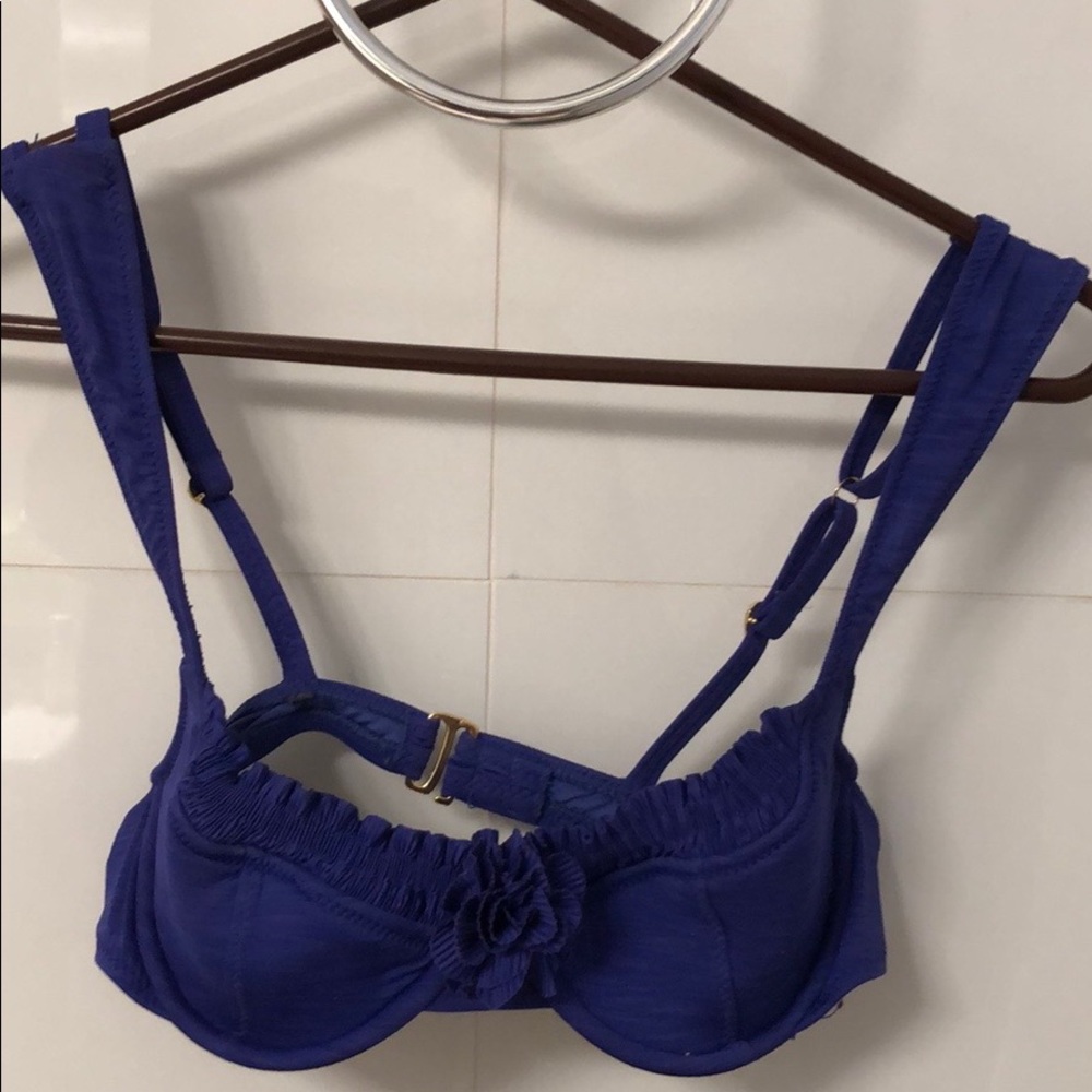 5/$20!!! Betsy Johnson bustier swim bikini top USA